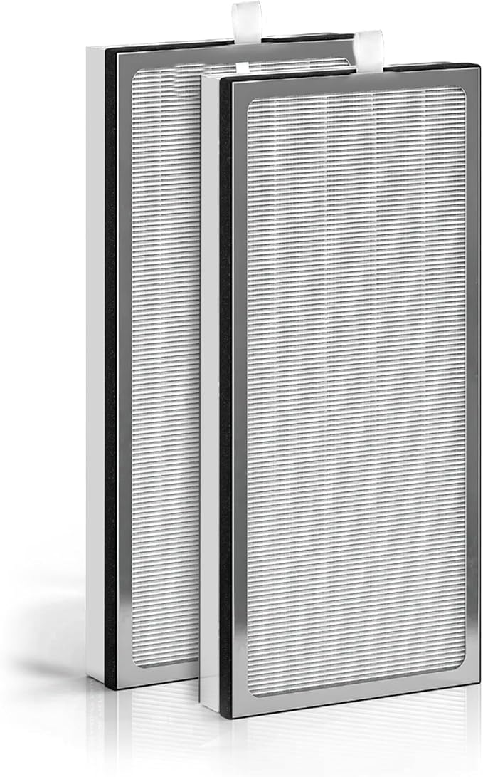 40 Replacement Filter H13 HEPA 40 Filter - Compatible with 40 3-in-1 Filters Contains High-Efficiency Activated Carbon Filter, 2 Pack 40 Filter