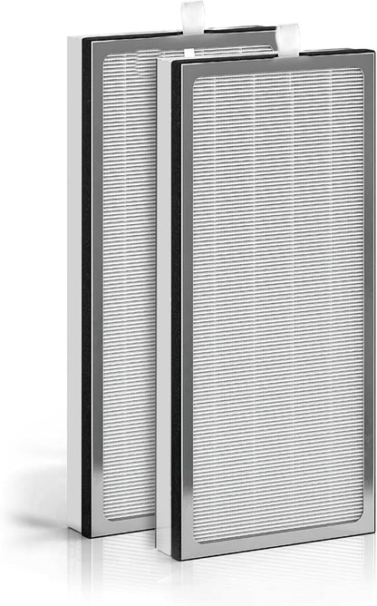 40 Replacement Filter H13 HEPA 40 Filter - Compatible with 40 3-in-1 Filters Contains High-Efficiency Activated Carbon Filter, 2 Pack 40 Filter