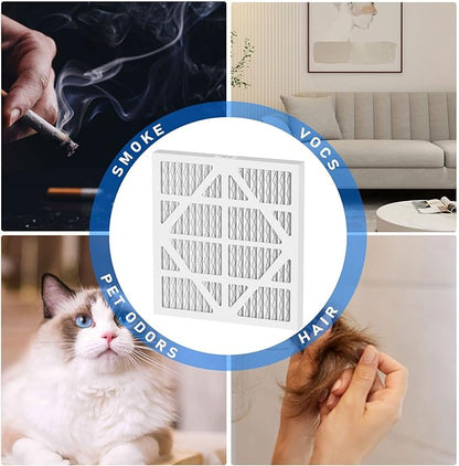 10 Pack HEPA550 Air Filter Replacement Set MERV-13 Compatible with AlorAir CleanShield HEPA 550, 13.7"×14.8"×0.8"