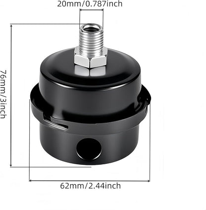 3/4"Thread Air Compressor Silencer Filter,20mm Metal Air Compressor Intake Filter and Noise Muffler,Air Compressor Replacement Parts for Generators,Blowers,Exhaust Ports