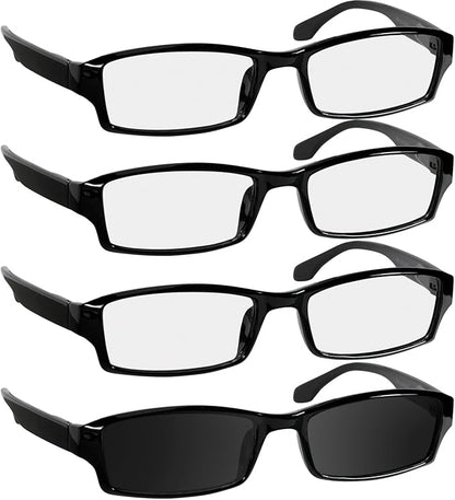 TruVision Readers Reading Glasses, Comfort Spring Hinges for Men and Women, 9501HP