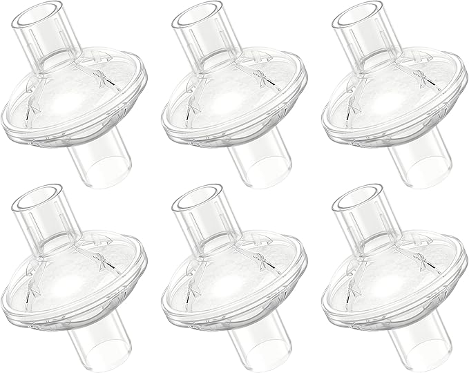 CP-AP Filters Universal Fit in Line CP-AP Filter - Fit 22mm/25mm Tubing for CP-AP/BiP-AP Machines Compatible with Res.Med Phili.ps Respironics Dream-Station by TOMOON 6 Pack
