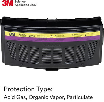 3M Versaflo Organic Vapor/Acid Gas/HEPA Cartridge TR-6530N, for TR-600/800 PAPR
