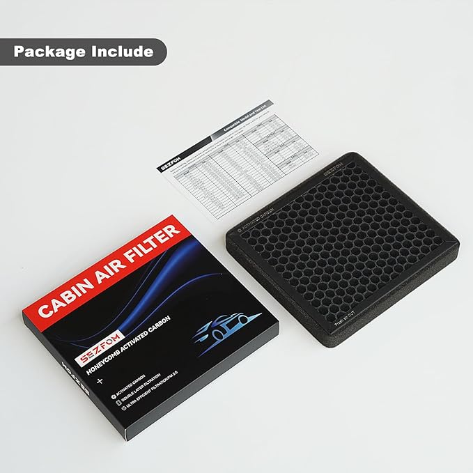 Cabin Air Filter for Toyota 4Runner Highlander RAV4 Tundra Camry Corolla Prius Sienna Avalon (2010-2019) Lexus ES RX NX Subaru Outback,Dual layer Air Filter Replacement with Activated Carbon