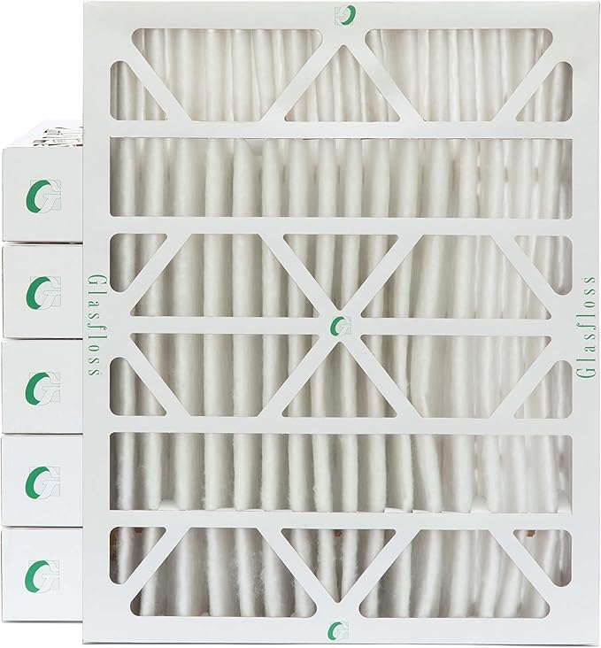 Glasfloss ZL 16x20x4 MERV 13 (FPR 10) 4" Inch Air Filters for AC and Furnace. Case of 6. Actual Size: 15-1/2 x 19-1/2 x 3-3/4