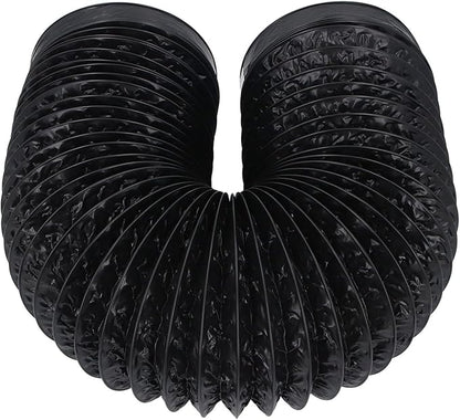 7in Dryer Vent Exhaust Duct Hose - 6.56ft Flexible Insulated Air Ducting for HVAC, Kitchens, Greenhouses & More - Heavy Duty Aluminum Foil with Steel Wire for Optimal Airflow