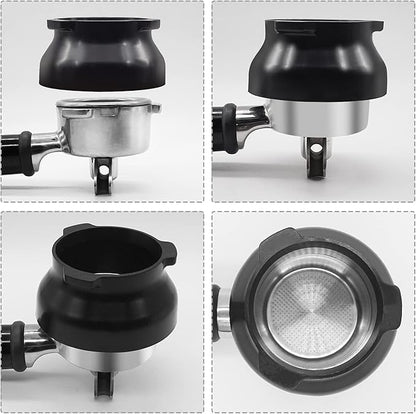 Dosing Funnel 54mm Espresso Coffee Accessrioes for Breville Barista Portafilter Hands-Free Black