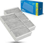 PHILTOP Cabin Air Filter w/Activated Carbon, Compatible with CF12528 Mercedes-Benz GLE350 2016-2018, ML350 2014-2015, GLS450 2017-2018, GL450 2015-2016 with Filter Up Dust Pollen Odor