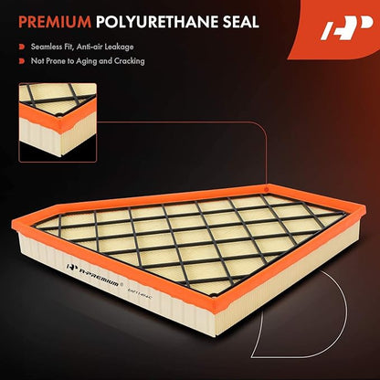 A-Premium Front Engine Air Filter Compatible with Cadillac ATS, CTS & Chevrolet Camaro, 2013-2023, 2.0L 2.5L 3.6L, Flexible Panel, Replace# 20857930