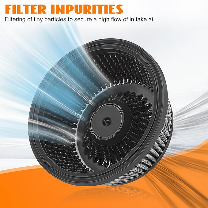 High Flow Air Cleaner Intake Filter System Kit Air Filters Cover Drift Style for Harley Touring 2008-2016 Softail '16-'17 FLSTNSE '14-'15 FLSTSE 2011-2012 FXSBSE 2013-2014 Dyna FXDLS 2017