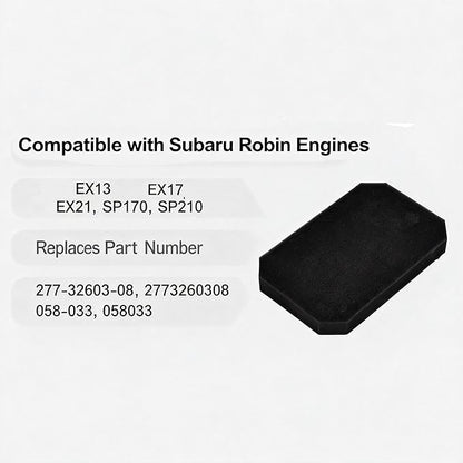 Air Filter 277-32603-08 058-033 Compatible with Subaru Robin EX13 EX17 EX21 SP170 SP210 Engine Replaces 277-32603-08 058-033 2773260308 058033