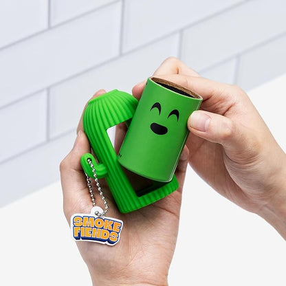 Portable & Eco-Friendly Personal Air Filter | Discreet HEPA & Carbon Filtration | Biodegradable & Up to 300+ Uses | Keychain Design for On-the-Go Freshness (Blaze)