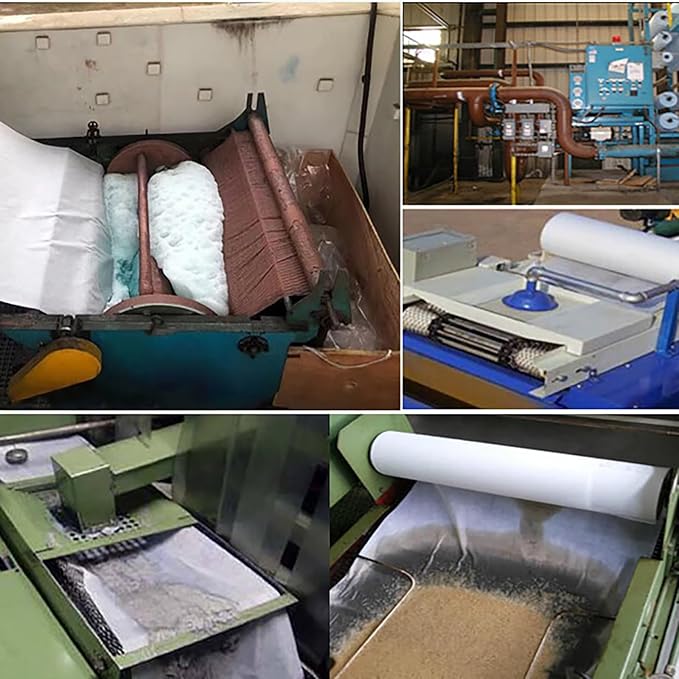Cutting fluid filter paper, machine tool, grinder filter paper, mixed fiber material, suitable for filtering industrial oils such as cooling fluid and cutting(Size:50cmX100m（1.64x328 ft）)