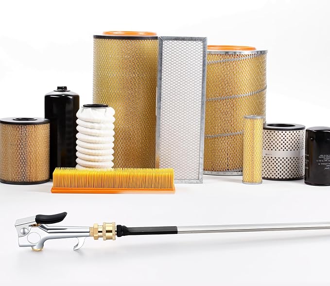 39" Air Filter, Radiator Cleaning Wand for High Efficiency Cooling Systems and Radiators, Air Cleaning Wands for Blow out Wash out Kit, Home Car Truck Power Washer Wand