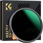 K&F CONCEPT 49mm Black Diffusion Mist 1/4 Effect & Variable ND2-400 (1-9 Stops) Neutral Density Filter 2 in 1, Putter Adjust Multi-Function Filter for Camera Lens with 28 Multi-Coated (Nano-X Series)