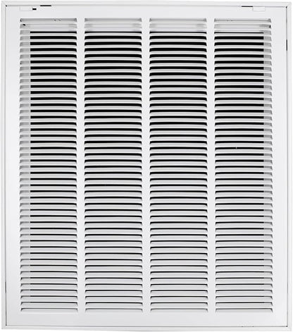 20"W x 24"H [Duct Opening Size] Steel Return Air Filter Grille - Removable Face/Door for 1 inch Filters -HVAC Vent Cover Grill - White [Outer Dimensions: 22 5/8"W X 26 5/8"H]