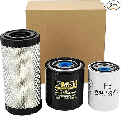 11-9059 Air Fi-lter 11-6182 Oil Filter 11-9342 Fuel Filter Maintenance Kit Fit for Th-ermo King Tripac APU or Evolution