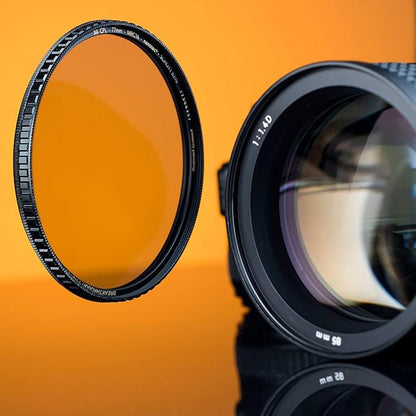Breakthrough Filters 6 Stops 43mm Dark CPL Combination Circular Polarizer and Neutral Density Filter As One Filter
