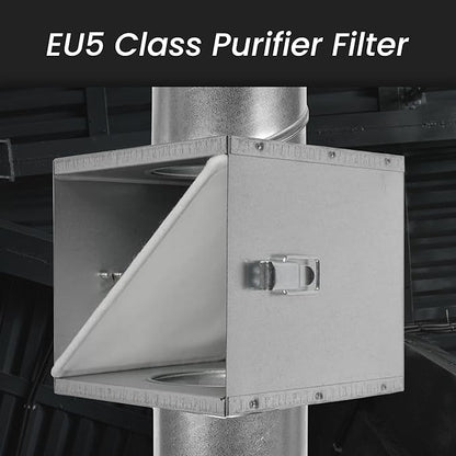 Repa Market 11" x 9" Replacement Air Filter for 8" Duct Filter Box – EU5 Class Purifier Filter for Dust Collection, Lint Trap – Air Purifier – HVAC Ventilation System Filters, Home Improvement