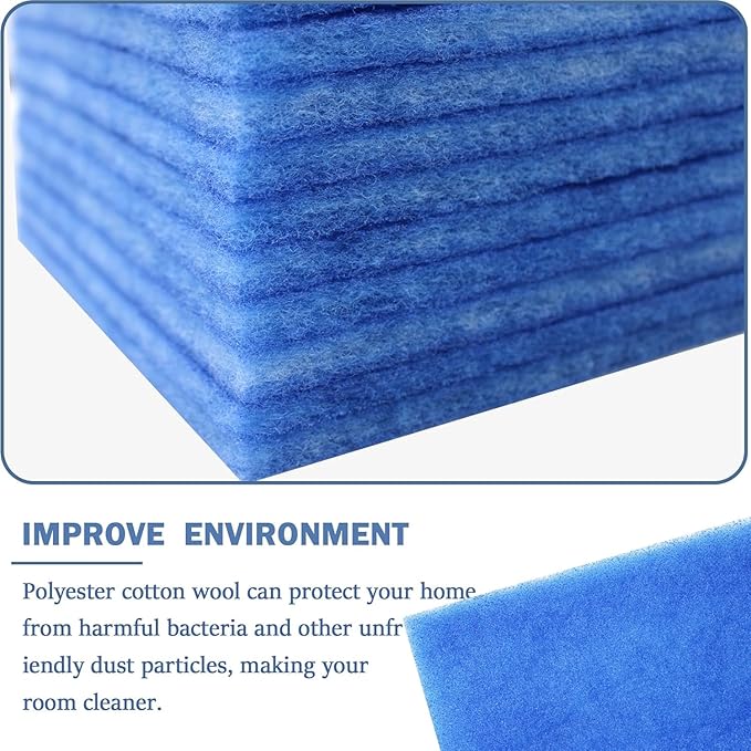 Polyester Dryer Vent Filters Replacement for Better Vent Indoor Dryer Vent - Dryer Filter Replacement Part (12-Pack)