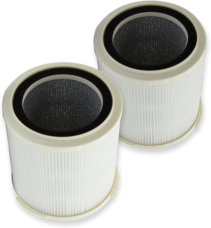 PUREBURG Replacement Filter Compatible with OdorStop OSAP4 OSAP5 OSAP5FIL OSAP5BW1 Air Purifiers,2-Pack H13 HEPA 4-Stage Filtration Activated carbon Air Clean Dust VOCs Odor
