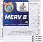 Filter King 29.5x35.5x2 Air Filter | 4-PACK | MERV 8 HVAC Pleated A/C Furnace Filters | MADE IN USA | Actual Size: 29.5 x 35.5 x 1.75"