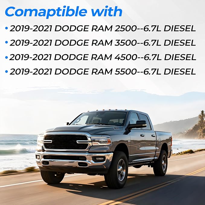 6.7L Cummins Fuel Filter Water Separator set for 2019 2020 2021 2022 2023 2024 Ram Turbo Diesel Engines 68157291AA 68436631AA and Oil Filter 5083285AA