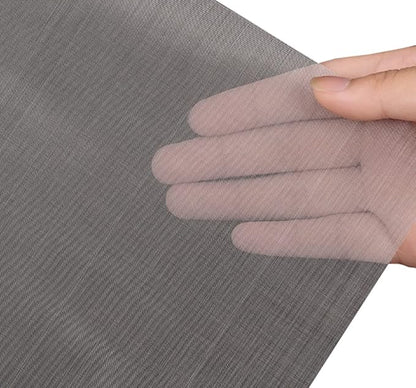 Hardware Cloth 304 Stainless Steel Insect Screen Mesh, 120 Mesh Air Vent Mesh Metal Woven Wire Mesh for Vent, Filter, Window & Garden(1x1m)