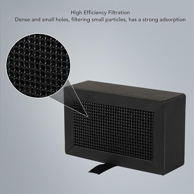Walfront 2PCS 3D Printer Filter Replacement Activated Carbon Purifier Block Resin for Lab X1 P1 Series