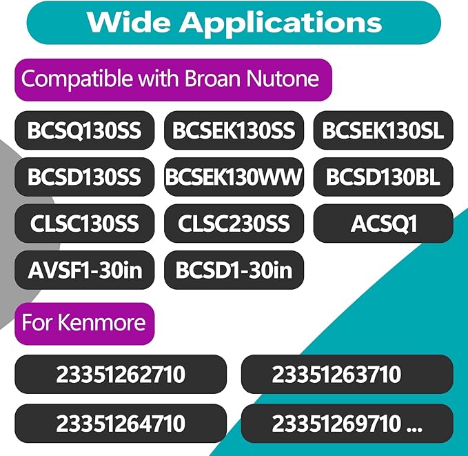 4 Pcs S99010430-002 Range Hood Filters Compatible with Broan-Nutone HPF30 Aluminum Mesh Grease Filter, Replaces 99010430-002, 4512880, 15.75''x13.78''x0.36''