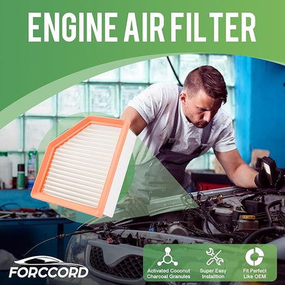 Cabin Air Filter&Engine Air Filter Fit for Nissan Rogue 2026 2025 2024 2023 2022 2021 Air Filter Replacement 272775NA1A 16546-6RA0A Car Accessories