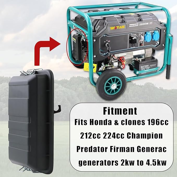 196cc 212cc Generator Air Filter Box/Air Housing Filter Assembly for 3000 3500 4000 4500 watt Compatible with Champion Predator Firman Generators Air Cleaner