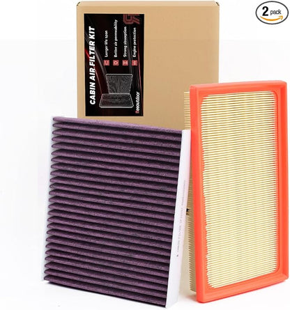 Engine & Cabin Air Filter Kit for 2019-2025 RAV4 Hybrid, 2018-2025 Camry Hybird, 2020-2025 Highlander Hybrid, 2021-2025 Sienna, 2019-2022 Avalon Hybrid, 2021-2024 Venza Hybrid,Replaces#CA12289,CF12157