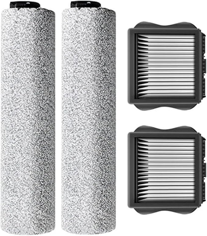 L99A-Brush Roller&Filter Replacement，Compatible For Tineco，1.0 Cordless Wet Dry Vacuum Floor Scrubber Cleaner Parts