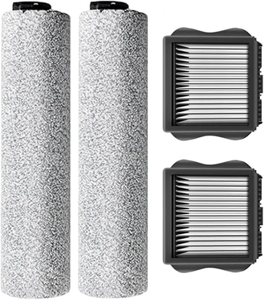 L99A-Brush Roller&Filter Replacement，Compatible For Tineco，1.0 Cordless Wet Dry Vacuum Floor Scrubber Cleaner Parts