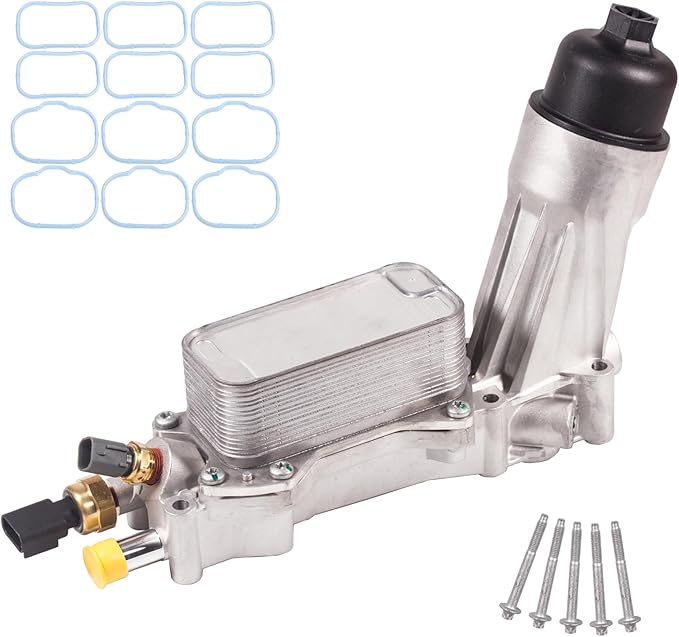 926-959 68105583AF for Dodge Charger Challenger Aluminum Engine Oil Filter Housing 3.6L&MS97204 Chrysler 200 300,Durango Grand Caravan Jeep Cherokee，Wrangler,Ram 1500 2011 2012 2013 2014-2023 926-876