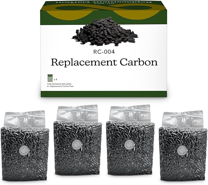 FoodCycler Carbon Filter Replacement for Eco 3 & Eco 5 - Eliminate Odors & Maintain Performance - Odor Control, Food Waste Disposal, Long-Lasting Carbon Filter, Easy to Install (4-Pack)