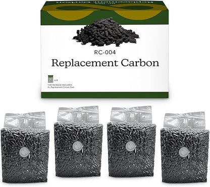FoodCycler Carbon Filter Replacement for Eco 3 & Eco 5 - Eliminate Odors & Maintain Performance - Odor Control, Food Waste Disposal, Long-Lasting Carbon Filter, Easy to Install (4-Pack)