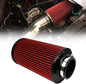 RYANSTAR RACING 76mm 3" High Flow Round Tapered Cone Cool Air Filter Cleaner with Top Filter Design Long 270mm tall