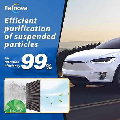 Compatible with Tesla Model X 2015-2020 Cabin Air Filter Intake HEAP Filter Kit - Includes Tools & Installation Guide