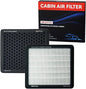 Cabin Air Filter for Toyota 4Runner Highlander RAV4 Tundra Camry Corolla Prius Sienna Avalon (2010-2019) Lexus ES RX NX Subaru Outback,Dual layer Air Filter Replacement with Activated Carbon
