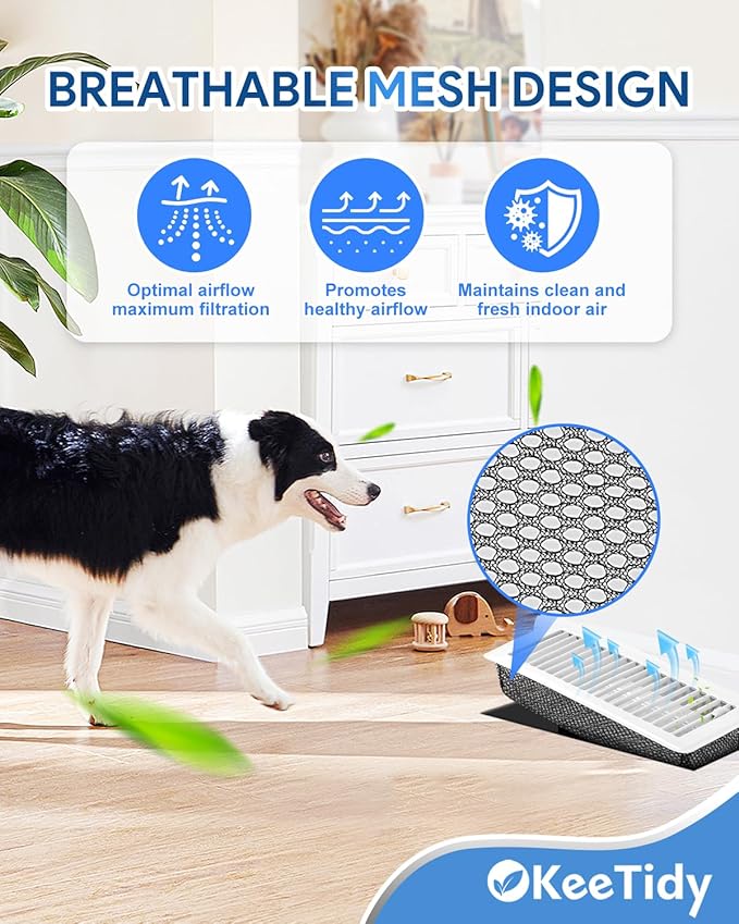 Floor Vent Screen Net, 4" x 10" Air Vent Screen Filter Mesh Catches Toys Snacks Pet Hair and Pet Food, Keeps Bugs Out for Home, 5 Pack