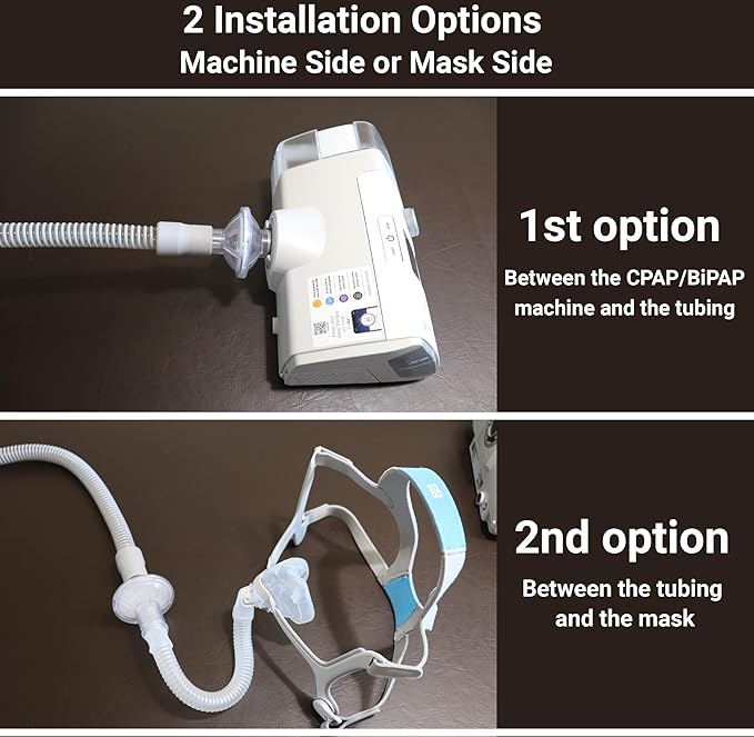 Aveen Inline 8-Pack CPAP Filters - Universal Fit for CPAP and BiPAP Machines and CPAP Hoses- Advanced Filtration for Cleaner Air, Easy to Install, Must-Have CPAP Filters.