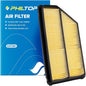PHILTOP Engine Air Filter CA9361 Replacement for 2001-2006 Acura MDX (3.5L), 2003-2008 Honda Pilot (3.5L), Rigid panel