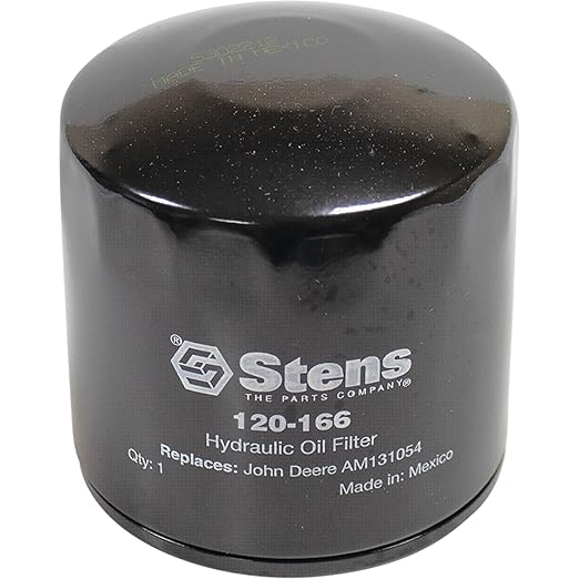 Stens Hydraulic Oil Filter 120-166 Compatible with/Replacement For John Deere 425, 445, 455, 647, 647A, 727A, 777, 797 ZTrak, X465, X475, X485, X495, X700, X740, X749, Z425, Z445, Z465 EZTrak