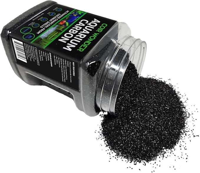 Aquarium Activated Carbon – Charcoal Filter Media Pellet Granules for Fish Tank & Pond – 1 Kg (2.2 lb) – Steam Activated Coconut Shell Carbon – Coir Wonder