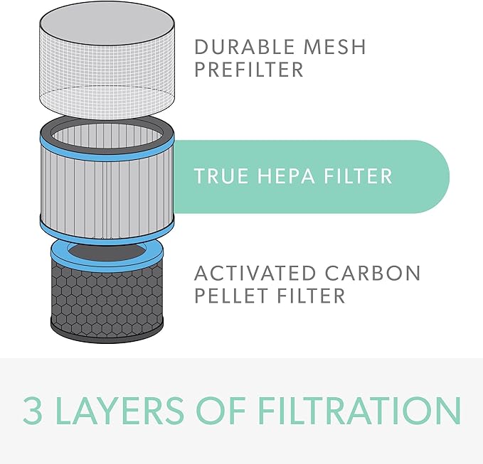 TruSens DuPont Allergy & Flu Filter with True HEPA for Z-3000 TruSens Air Purifier (Large)