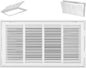 Fancat Return Air Filter Grille for 24x12 Ducts, Steel Air Vent Cover with Removable Door for 1" Filters | Fits Sidewall & Ceiling | Outer Size: 26 5/8" W x 14 5/8" H