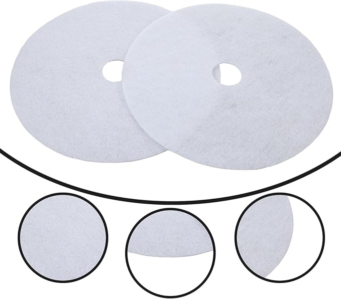 10 PCS Universal Cloth Dryer Exhaust Filter, High-Efficiency Lint Traps Air Intake Paper Filters Portable Dryers Replacement Parts Universal Cotton and Paper Filter Discs for Dryer