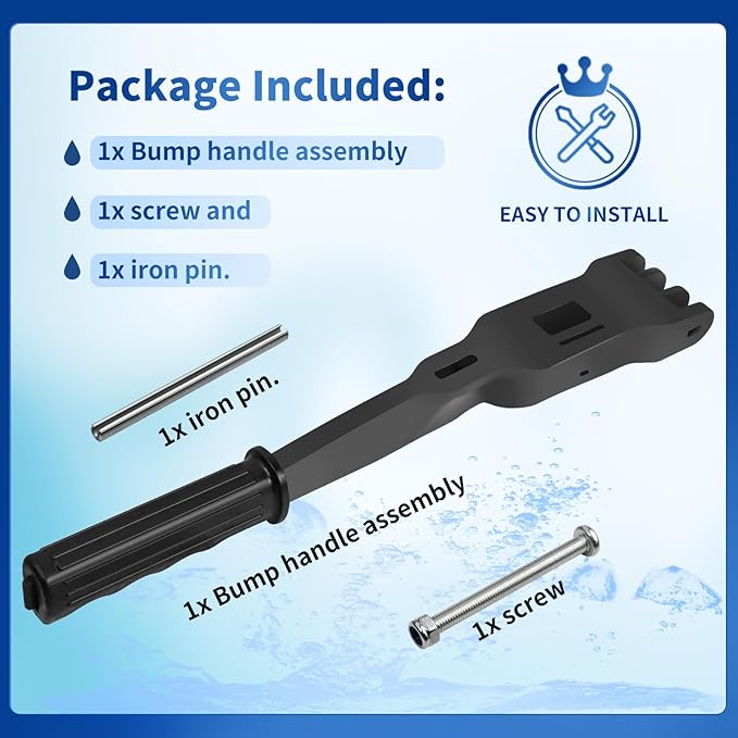 ECX1040 DE Pool Filter Bump Handle Assembly Compatible with Hayward EC40 EC40AC EC50A EC50AC EC65 EC65A EC75 DE EC75A Pool Filter Bump Handle.ECX1040 Pool Filter Bump Handle Parts.XJJ Bump Handle